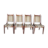 Set of 4 vintage teak chairs by R. Huber & Co., circa 60's