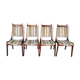 Set of 4 vintage teak chairs by R. Huber & Co., circa 60's