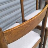 Set of four brutalist chairs 1950