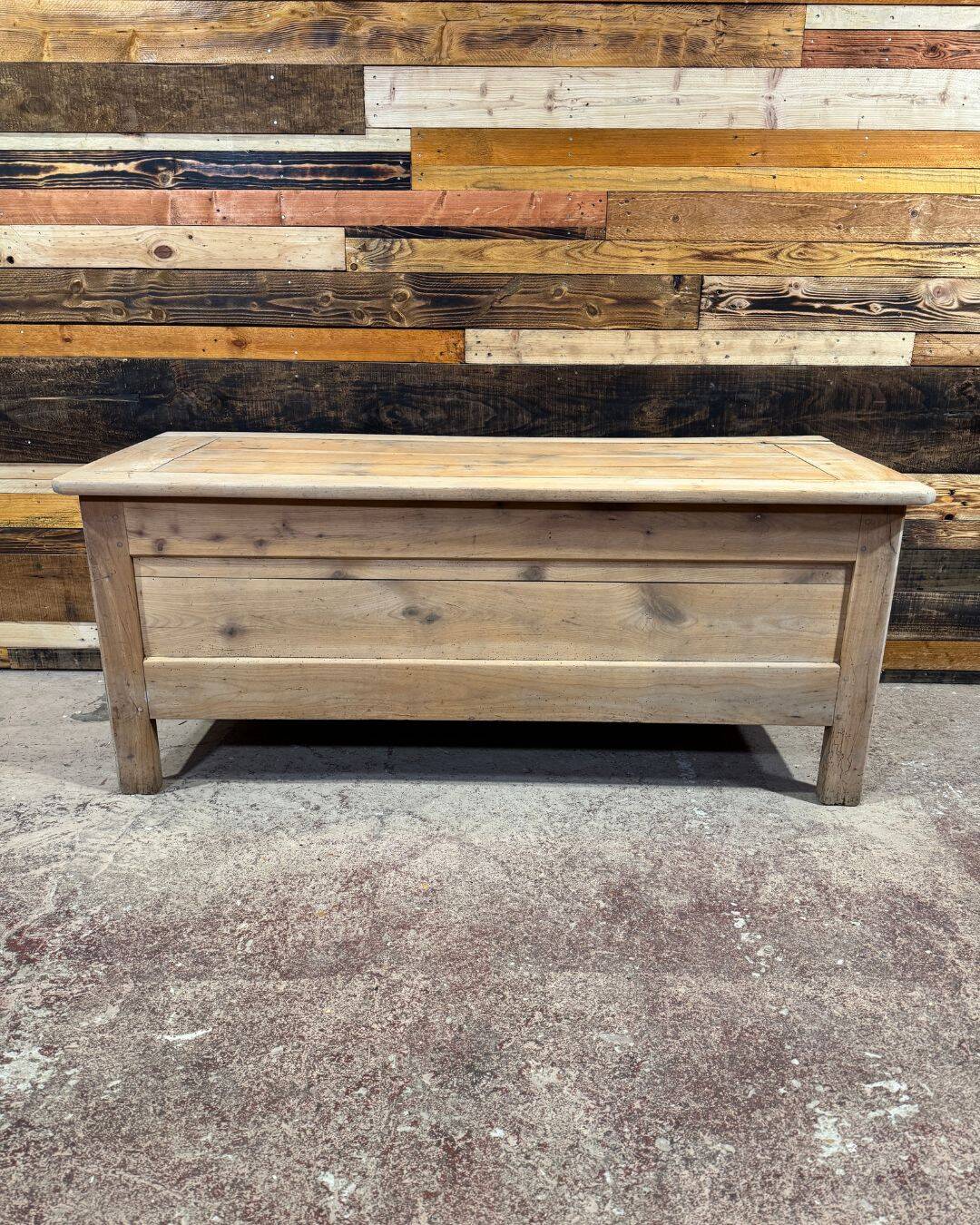 Antique chest in cherry wood