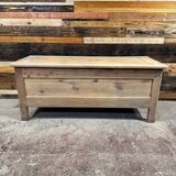 Antique chest in cherry wood