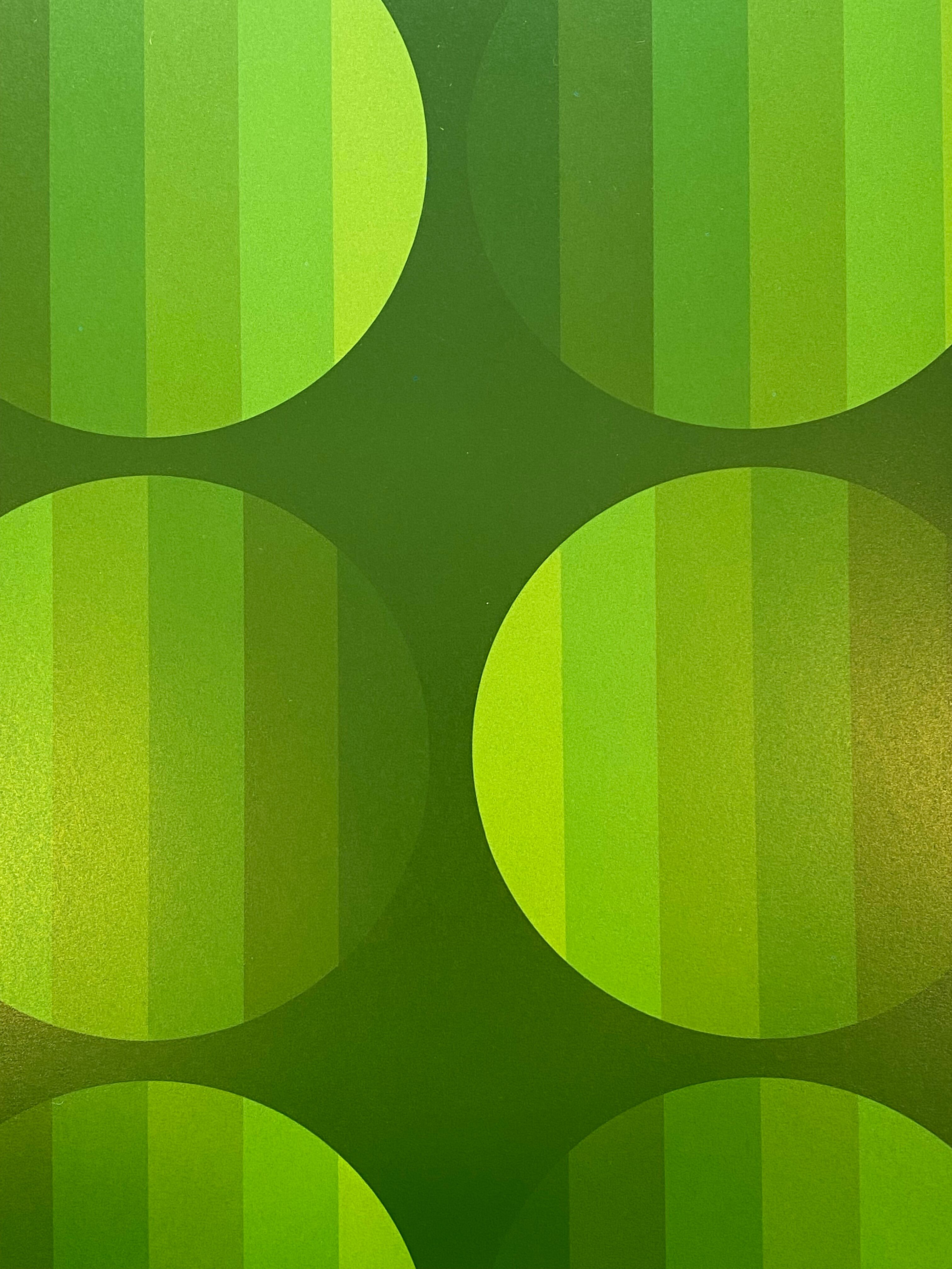 Poster - Photolithography Jim Bird tribute to Vasarely