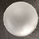 Lalique bottle in the night, frosted glass, ball shape