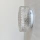 Wall light ceiling light molded glass 1970 1980 seventies eighties