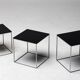 Tables gigognes PK71 de Poul Kjærholm pour E. Kold Christensen, début de la production de 1960