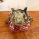 Antique Asian planter in glazed porcelain.