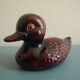 Kanadou duck statuette sculpture vintage ceramic duck design 80s