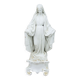 Ancienne statuette de la vierge au serpent en biscuit