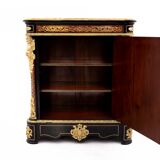 Antique Boulle chest of drawers from the mid-19th century, France.