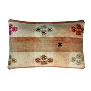 Vintage turkish kilim cushion cover, 30 x 50 cm
