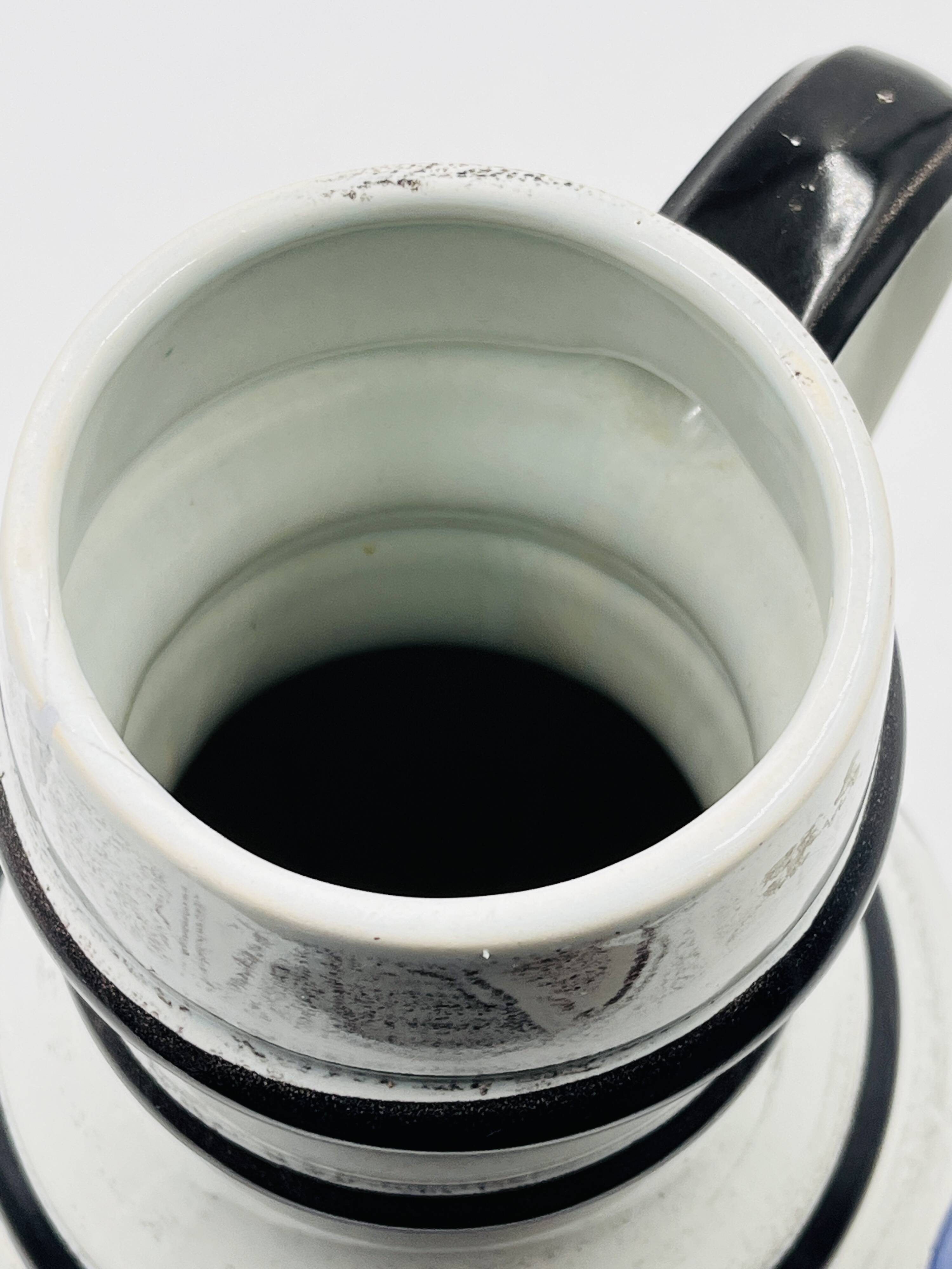 West German vase with handle