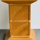 French split bamboo pedestal / plinth, 1970s