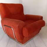 70s corduroy space age armchair
