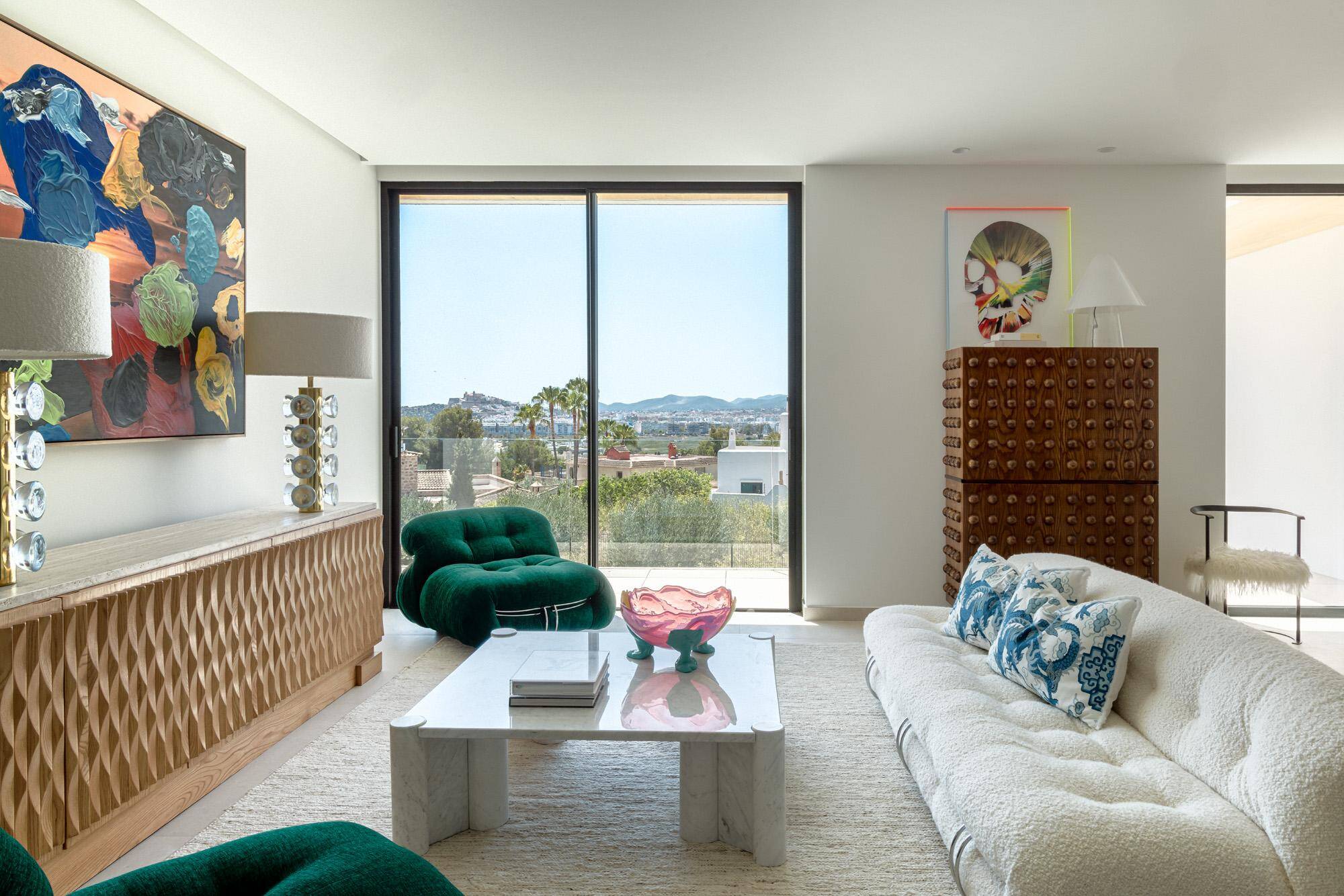 Jumbo Carrara Marble Italian Square Coffee Table by Gae Aulenti For Knoll, 1960s