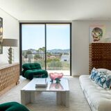 Jumbo Carrara Marble Italian Square Coffee Table by Gae Aulenti For Knoll, 1960s