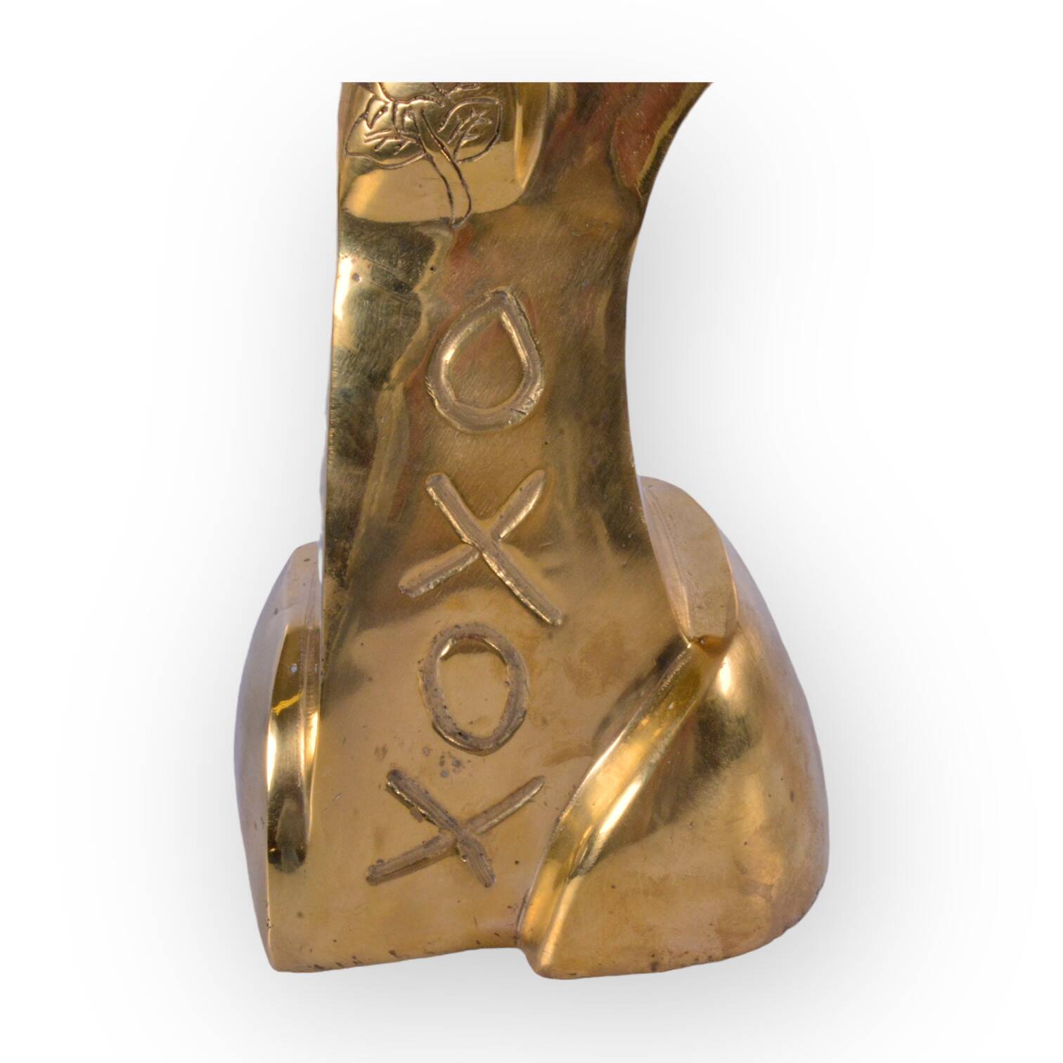 Please Love Me -Gold Patinated Bronze Sculpture by Andreas Wargenbrant 4/25