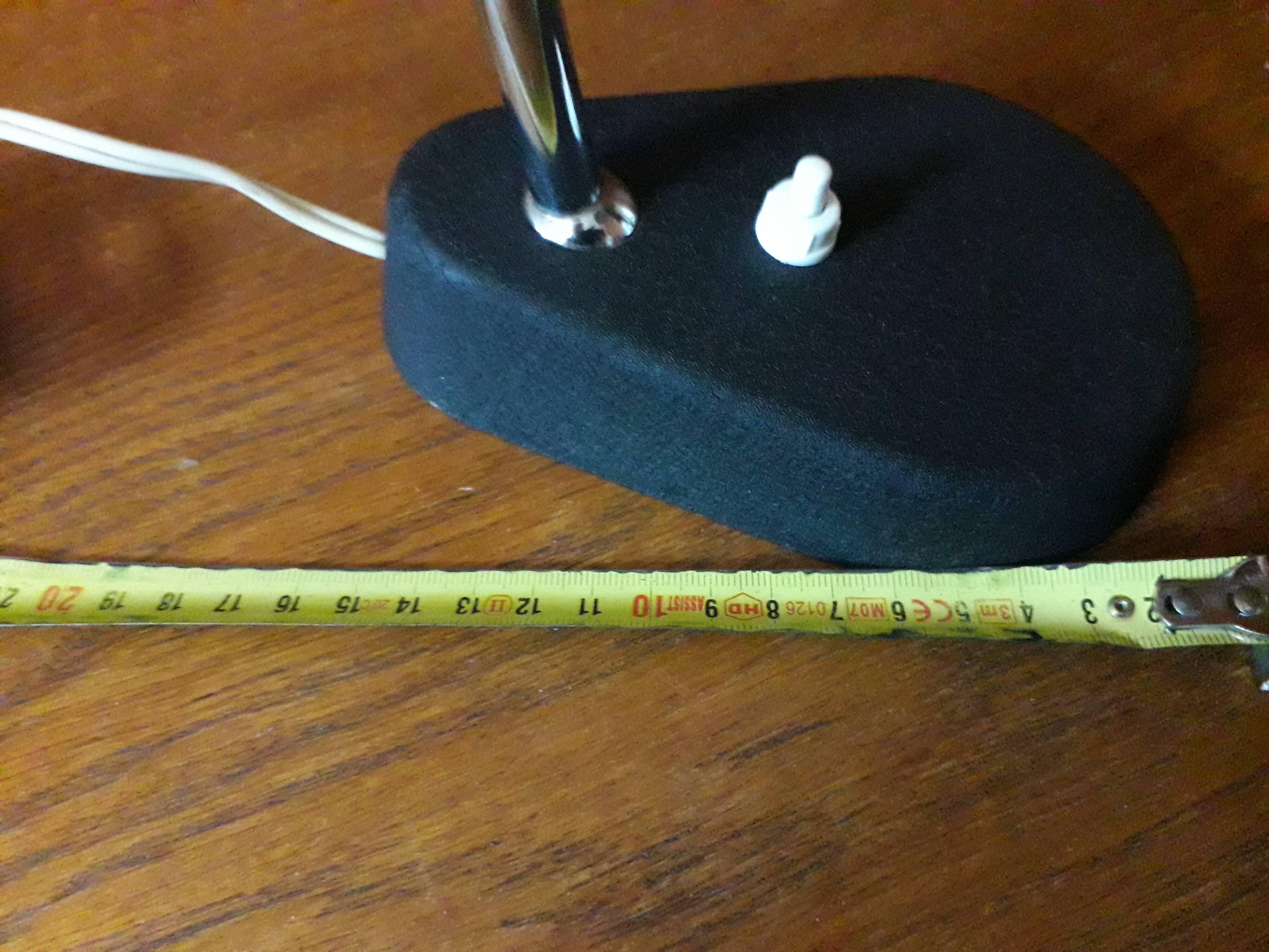 Aluminor black metal vintage desk lamp