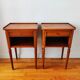 Pair of Louis XVI style bedside tables