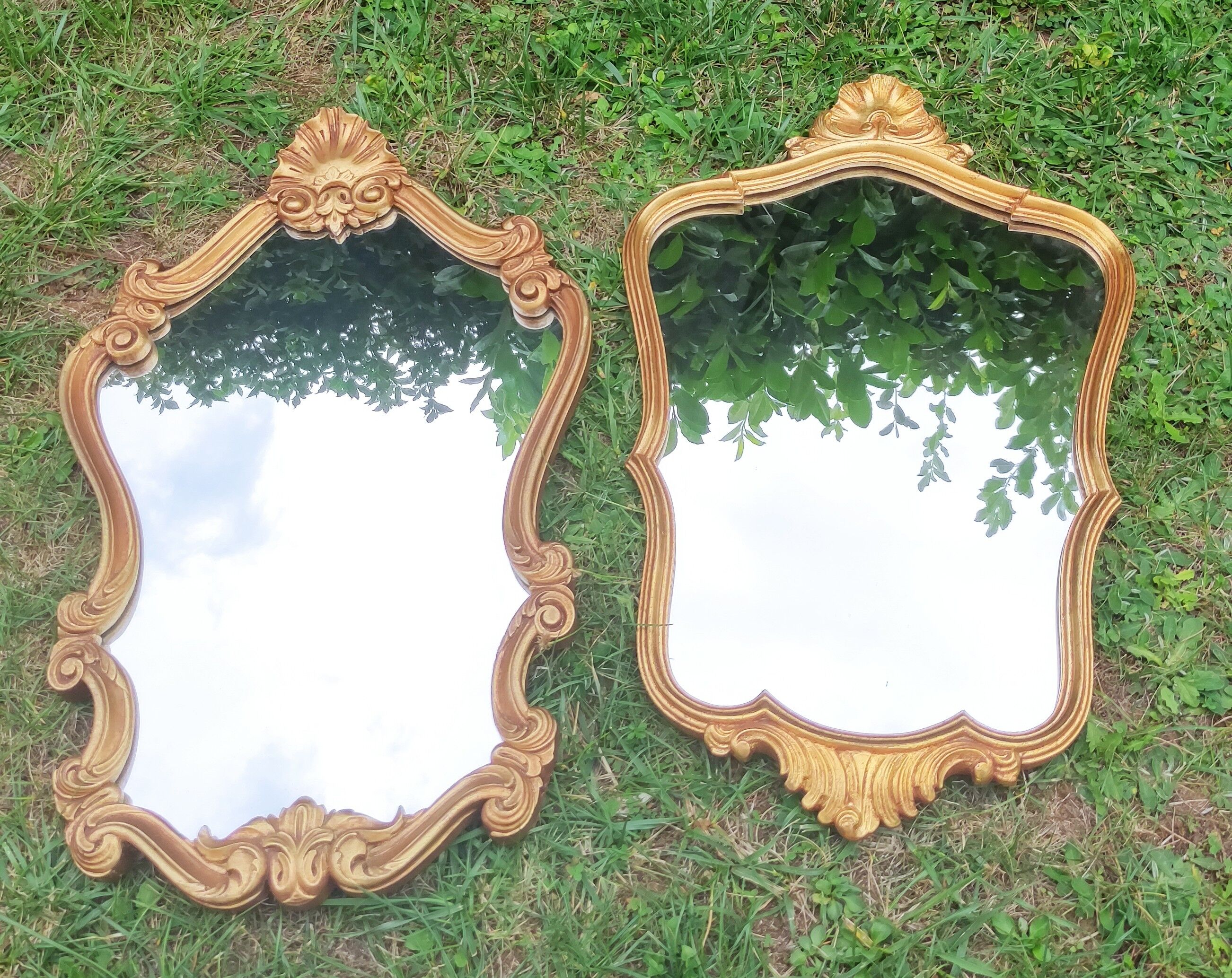 Rococo Baroque Gilded Mirror