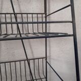 Display metal store shelves