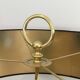 Floor lamp in brushed steel and brass. In the style of Maison Charles