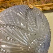 Art Deco blue pendant light