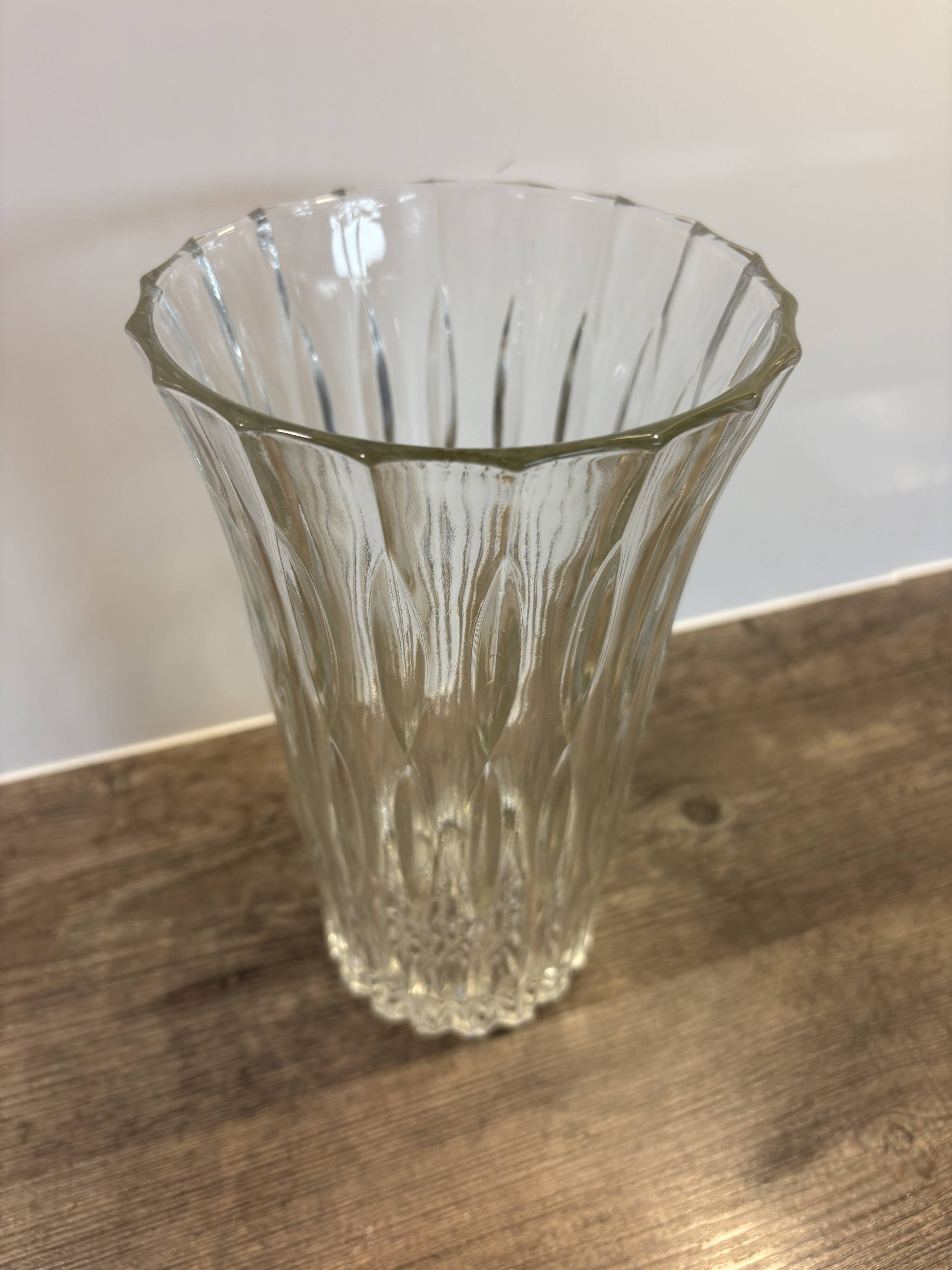 Vintage glass vase by Jiří Řepásek for Sklo Union 1960s