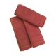 Set de 3 serviettes roses