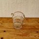 Vintage glass ice bucket
