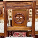 Suite of 6 mahogany chairs directoire