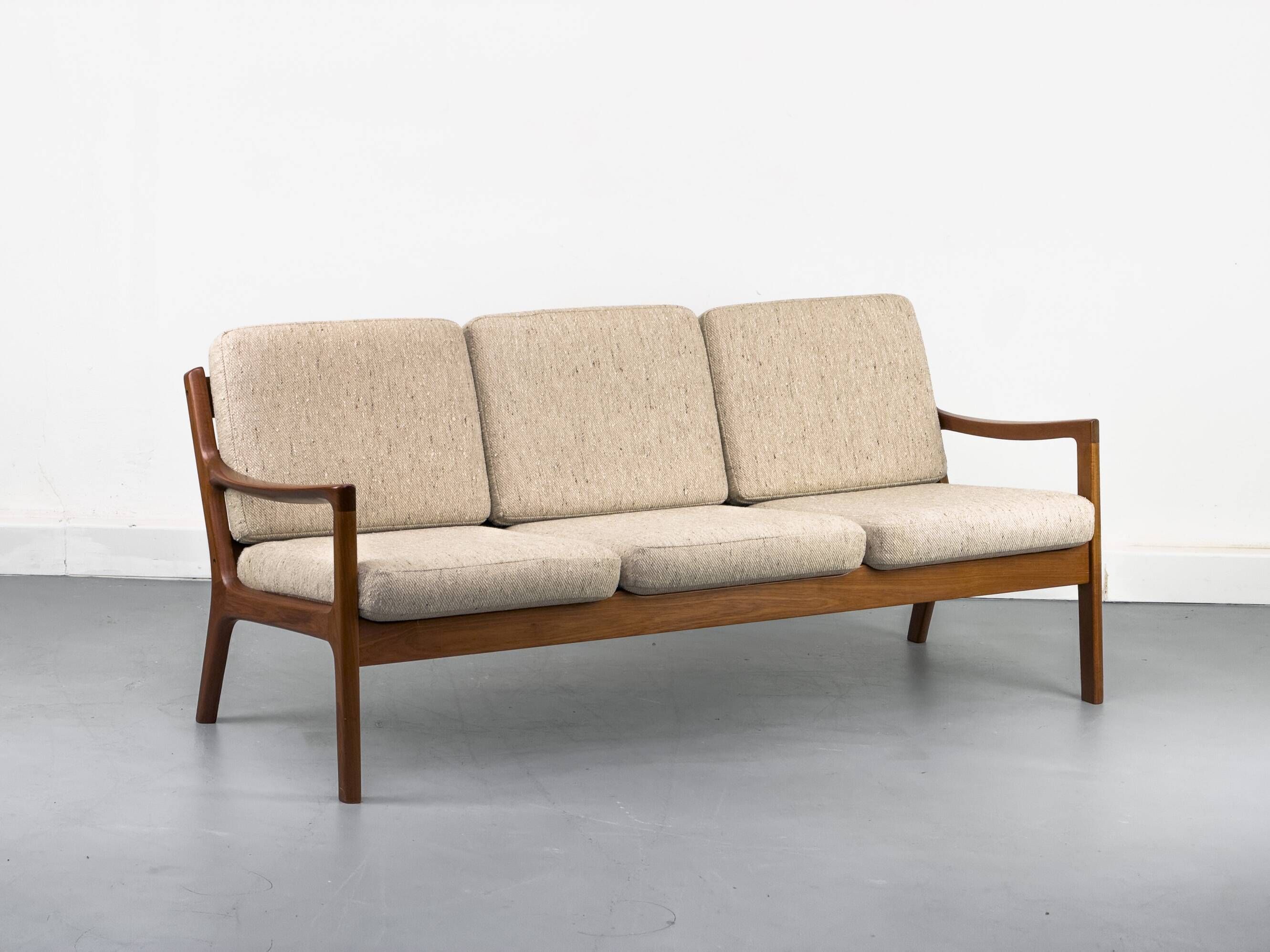 3-Seater Senator Sofa in Teak by Ole Wanscher for Cado, 1975