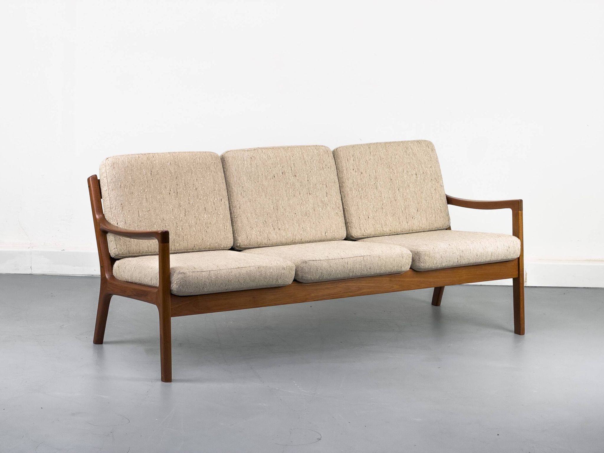 3-Seater Senator Sofa in Teak by Ole Wanscher for Cado, 1975