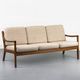 3-Seater Senator Sofa in Teak by Ole Wanscher for Cado, 1975