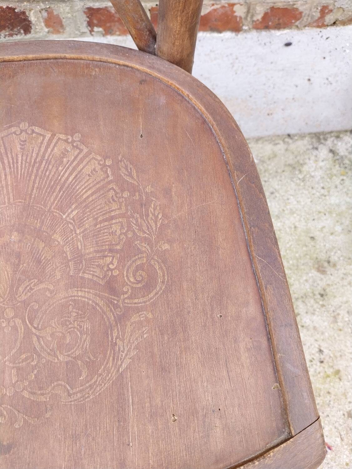 Pair of Luterma bistro chairs