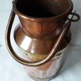 Copper and brass pot