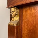 Mahogany trumeau of the epoch empire return from egypt early nineteenth