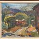 Original Swedish Oil on Panel – “Landskap” by Kulo Green – Signed – Vintage