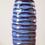 Blue ceramic vase 70s
