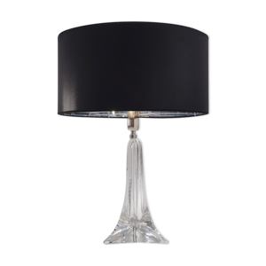 lampe en cristal Saint Louis signée ca des années 1950, Français