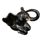 Black elephant flower pot or other ceramic