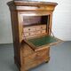 Secretary style Louis Philippe in walnut bramble