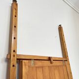 Les Arcs 1950s pine side table or desk