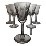 6 crystal saint louis wine glasses cerdanya model