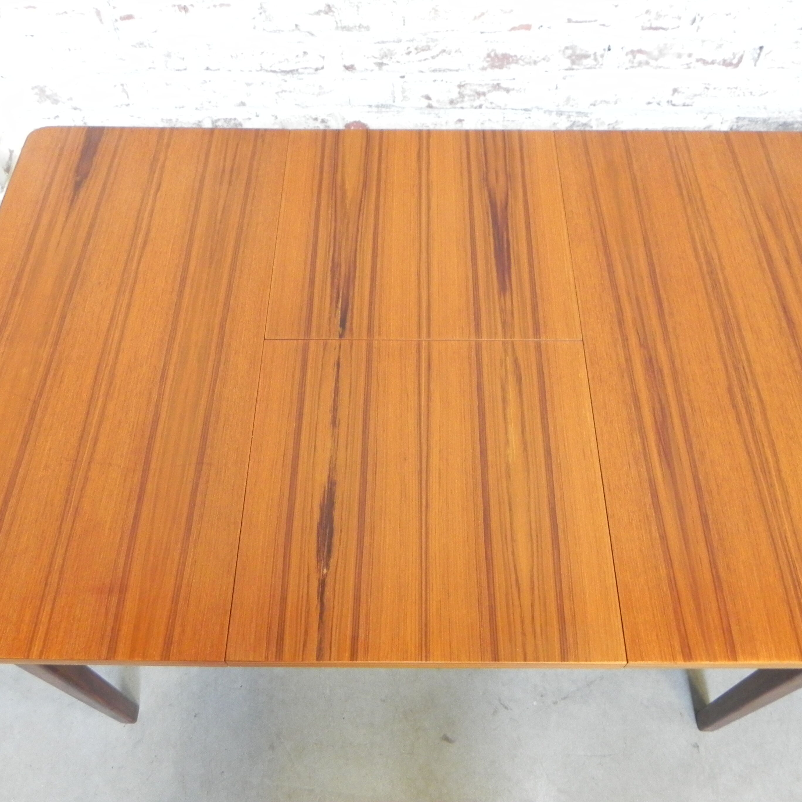 Danish vintage dining table extendable