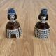 A PAIR OF CANDLEHOLDERS SIGNED "SCANDINAVIAN DESIGN" 1950.