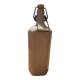 Hexagonal bottle in glazed stoneware