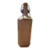Hexagonal bottle in glazed stoneware