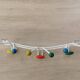 Large vintage coat rack in POP colors
