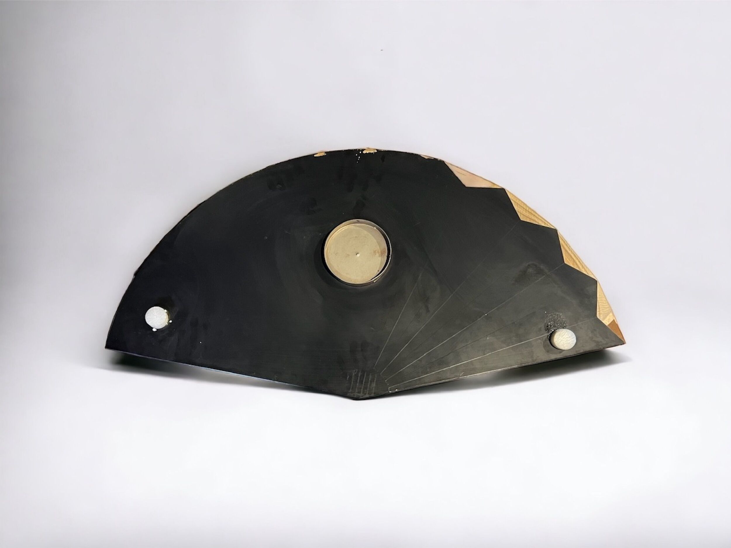 Miroir mural exclusif 'Ventaglio' de Giuseppe Raimondi pour Cristal Art Torino, années 80