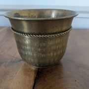 Cache pot en laiton